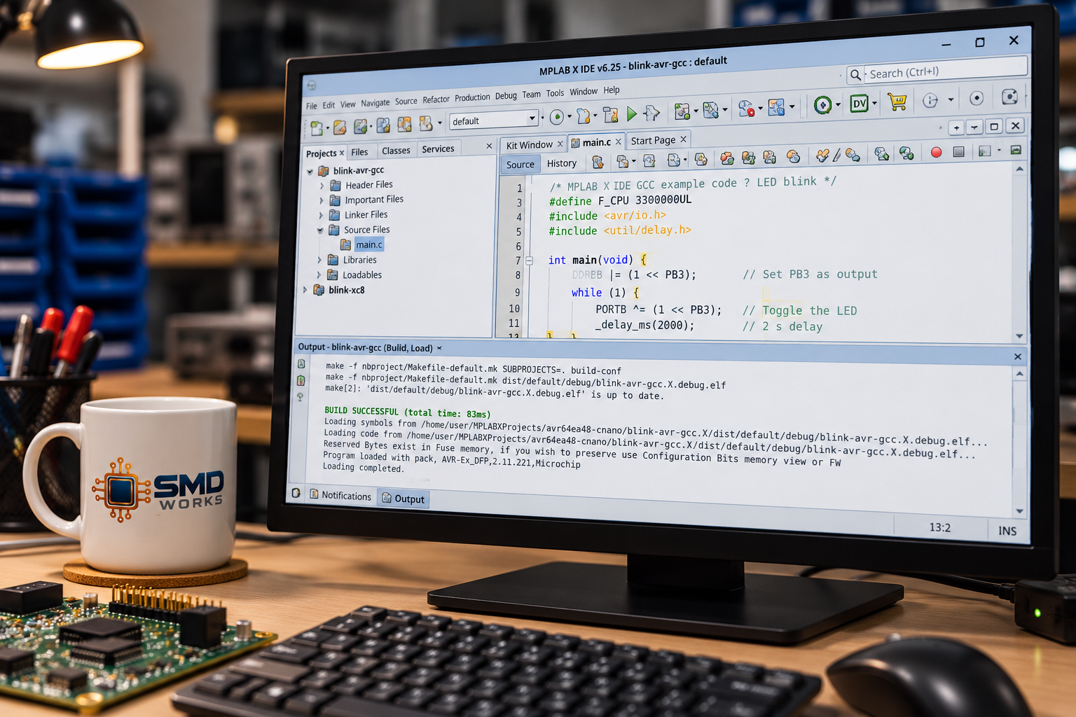 Microcontroller programming